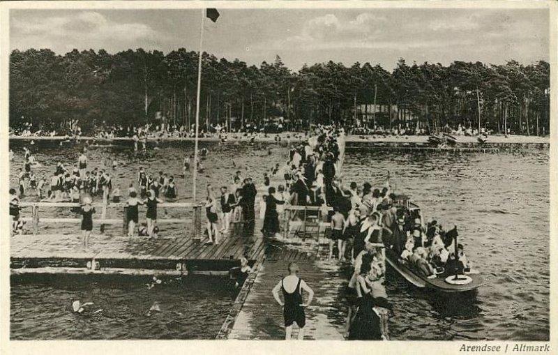 Badetag in Arendsee 1942